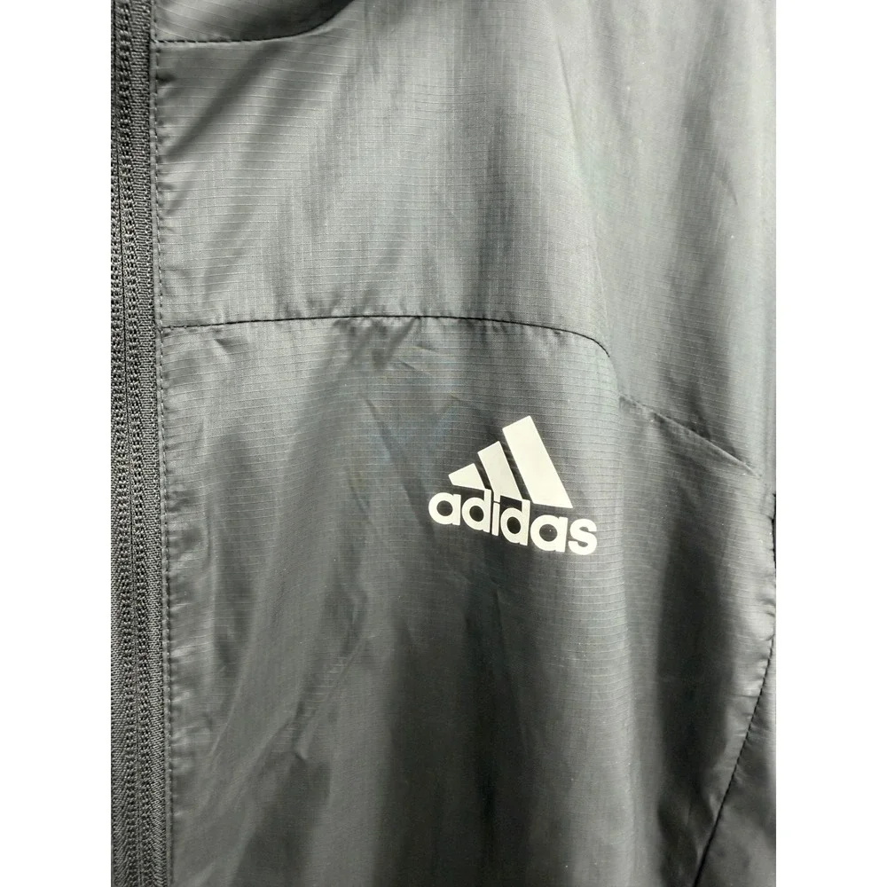 Adidas Wind.RDY Windbreaker Jacket Women S Black Ripstop Hooded HD9340